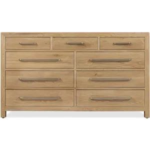 Driftwood Nine-Drawer Dresser
