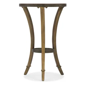 Round Accent Martini Table Silhouette