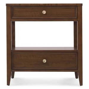 Archives Two-Drawer Nightstand