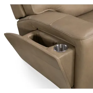 Hooker Ready-Made Upholstery Riverton Power Sofa with Power Headrest and Lumbar