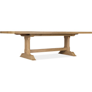 Driftwood Rectangle Dining Table with Two 20-inch Leaves