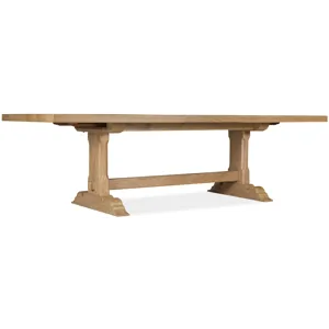 Driftwood Rectangle Dining Table with Two 20-inch Leaves