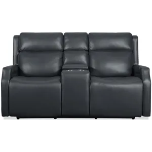 MS Nelson Zero Gravity Power Console Loveseat with Power Headrests and Lumbar