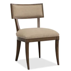 Cashiers Klismos Fabric Chair