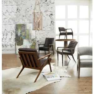 Mason Exposed Wood Club Chair Room