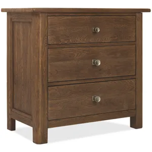 Driftwood Three-Drawer Nightstand