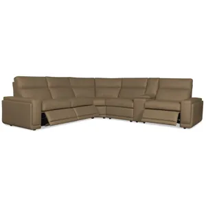 Hooker Ready-Made Upholstery Simone Six-Piece Power Reclining Sectional