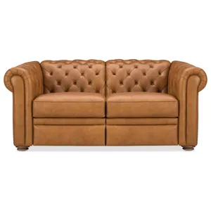 Hooker Ready-Made Upholstery Glover Power Reclining Loveseat with Power Headrest