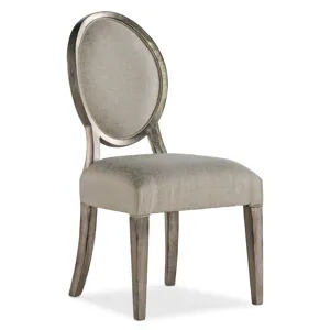 Sanctuary Romantique Oval Side Chair Silhouette