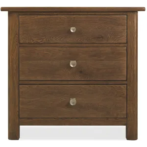 Driftwood Three-Drawer Nightstand