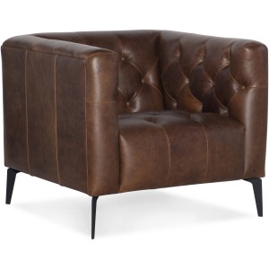 Nicolla Leather Stationary Chair