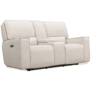 MS Miles Zero Gravity Console Loveseat with Power Recline & Power Headrest