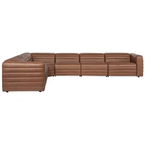 Chatelain 6-Piece Power Headrest Sectional with 2 Power Recliners Silo