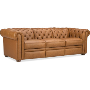 Hooker Ready-Made Upholstery Glover Power Reclining Sofa with Power Headrest