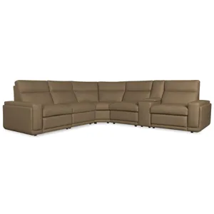 Hooker Ready-Made Upholstery Simone Six-Piece Power Reclining Sectional