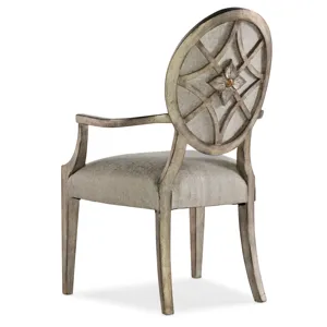 Sanctuary Romantique Oval Arm Chair Silhouette
