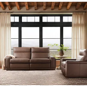 Hooker Ready-Made Upholstery Simone Zero Gravity Power Sofa with Power Headrest and Bluetooth Speaker