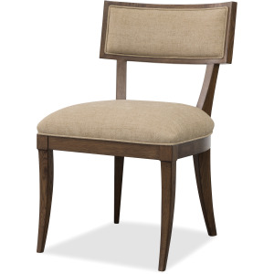 Cashiers Klismos Fabric Chair