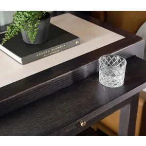 Driftwood One-Drawer Nightstand with Stone