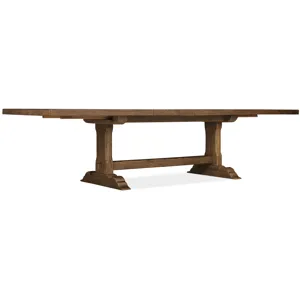 Driftwood Rectangle Dining Table with Two 20-inch Leaves