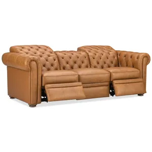 Hooker Ready-Made Upholstery Glover Power Reclining Sofa with Power Headrest