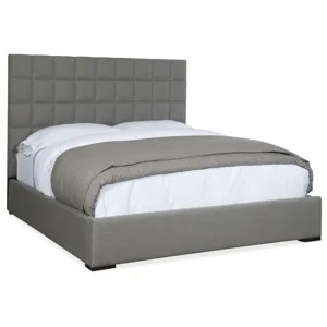 Miramar Aventura Moreno King Box Tufted Bed Silhouette