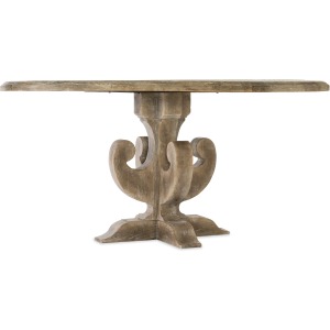 Boheme Ascension 60in Wood Round Dining Table