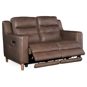 Lachlan Power Recline Loveseat w/ Power Headrest Silhouette