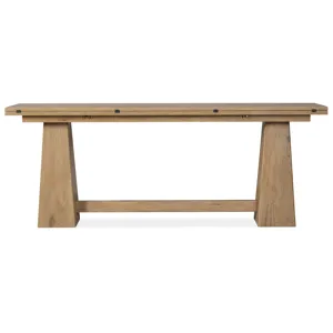 Driftwood Flip-Top Console Table