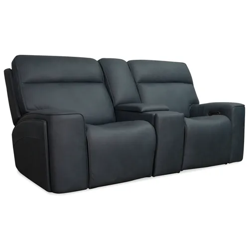 Riverton Power Gliding Console Loveseat with Power Headrest and Lumbar