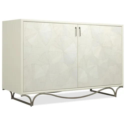 Melange White Lotus Hall Chest