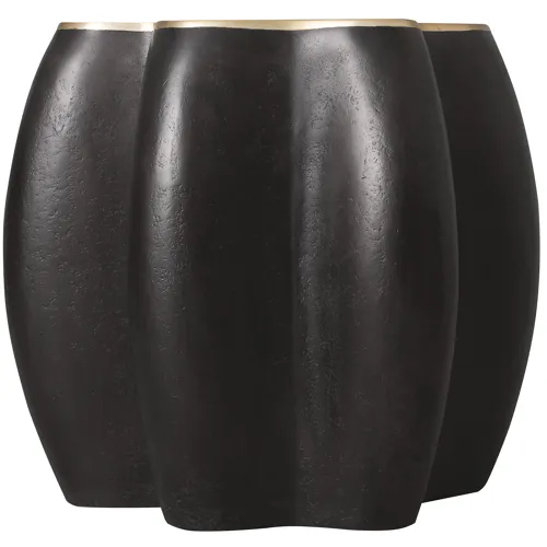 Melange Even and Flow Round End Table