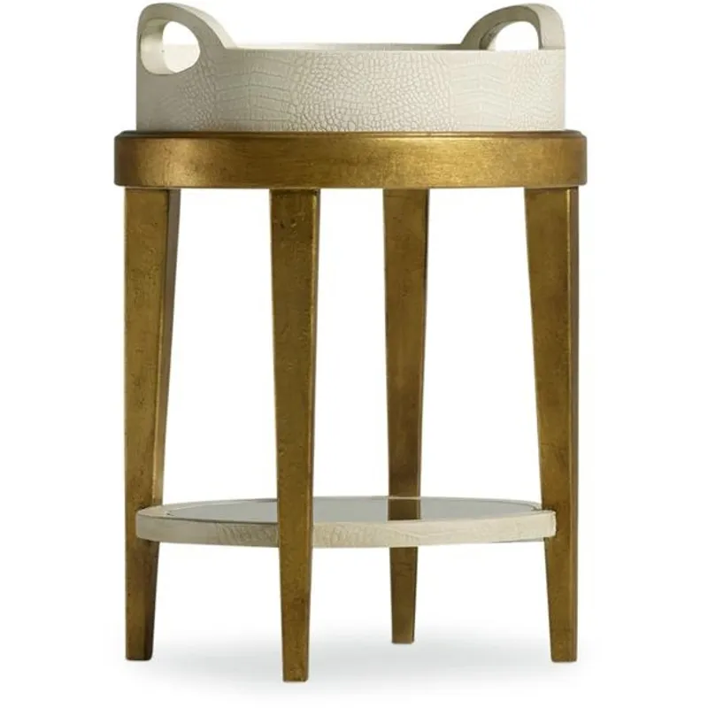  Furniture Melange Gilded Accent Table