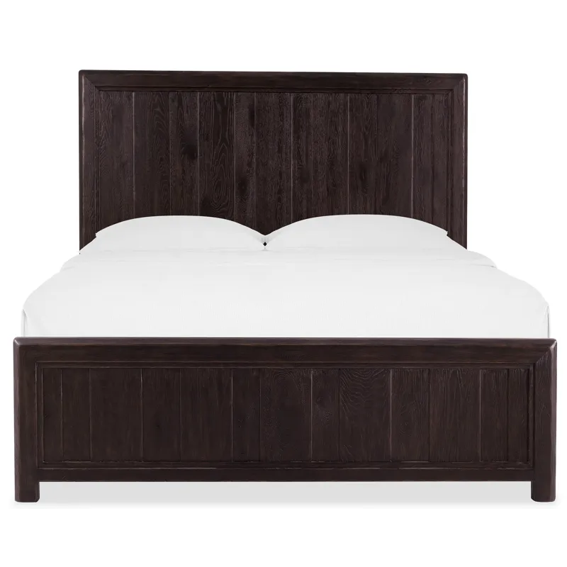 Driftwood California King Panel Bed