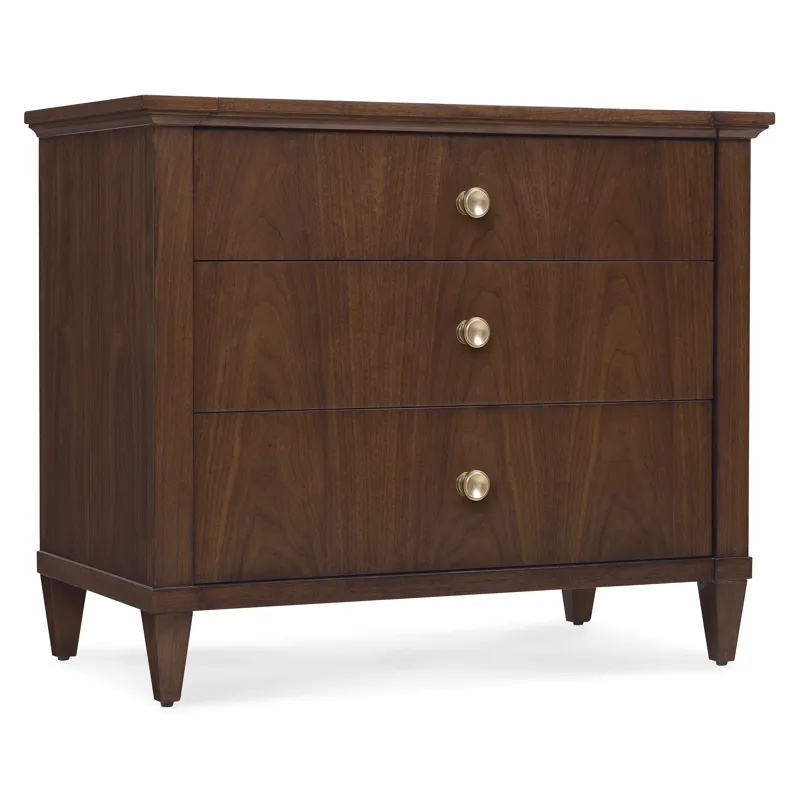 Archives Three-Drawer Nightstand
