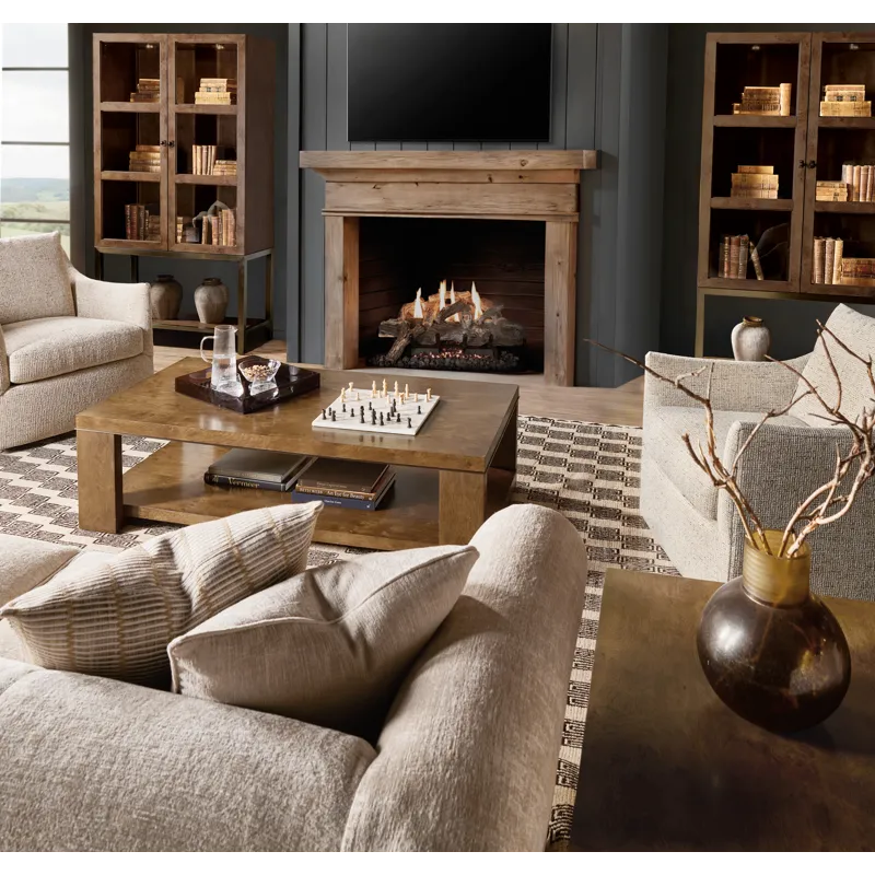 Melange Mulholland Rectangle Cocktail Table