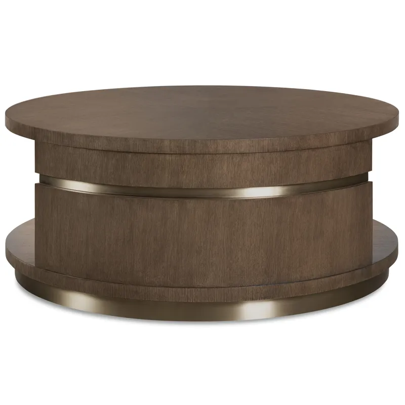 Commerce and Market Roll With It Round Cocktail Table