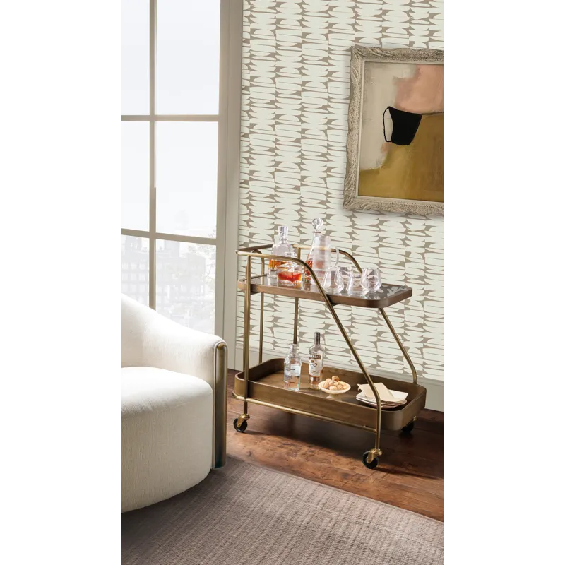 Commerce and Market Walnut Wine and Bar Cart