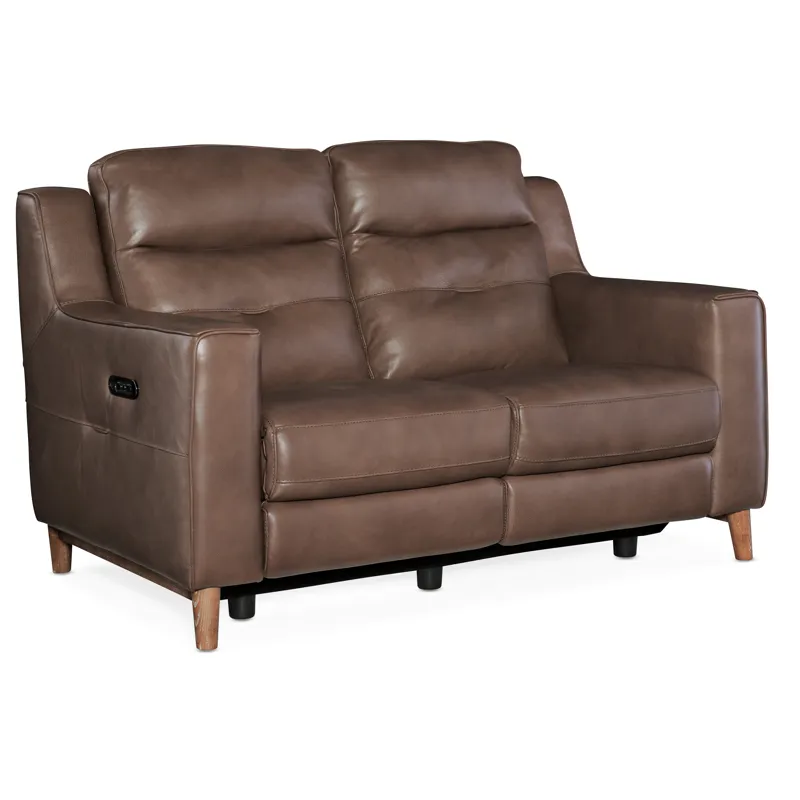 Lachlan Power Recline Loveseat w/ Power Headrest Silhouette