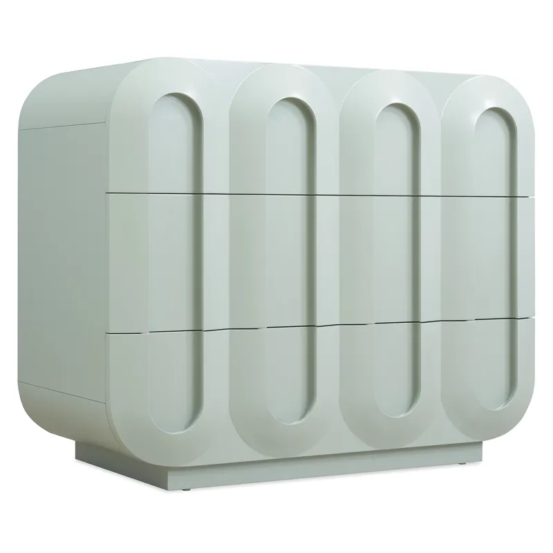 Commerce and Market Groove Three-Drawer Chest