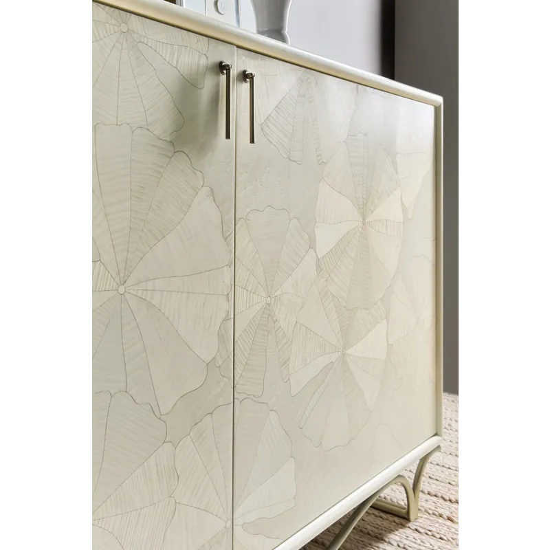 Melange White Lotus Hall Chest