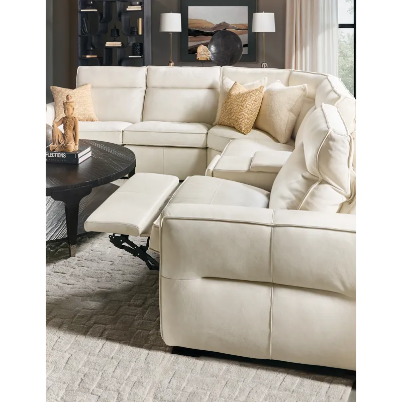 Hooker Ready-Made Upholstery Vann Six-Piece Power Sectional