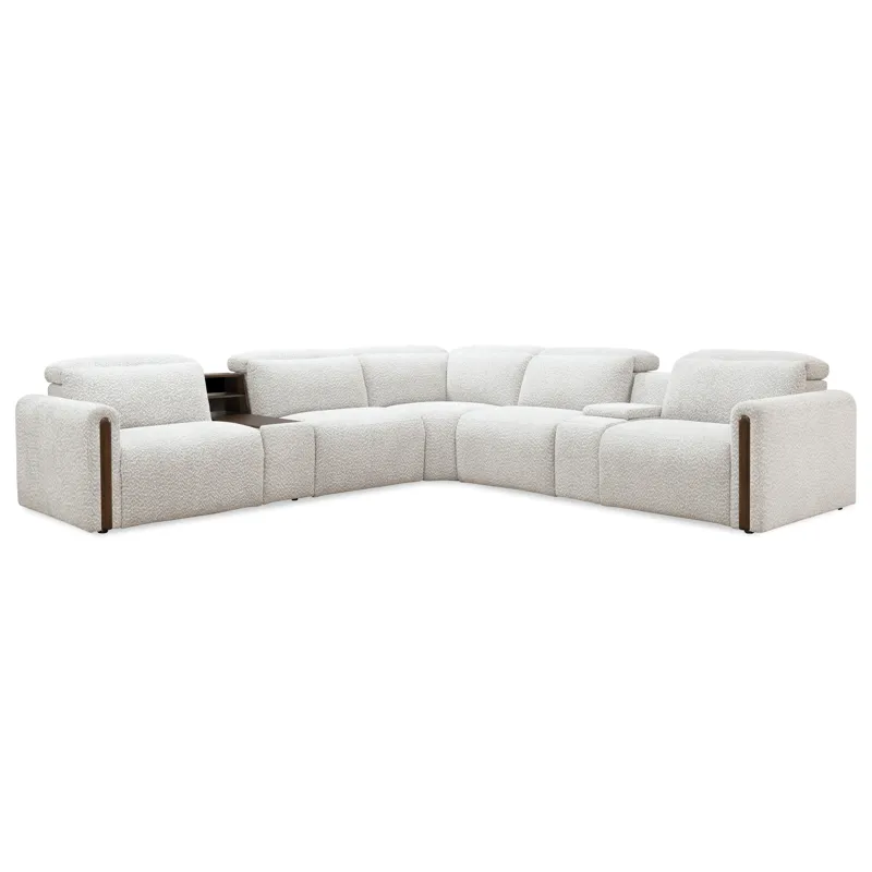 Hooker Ready-Made Upholstery Anaheim Seven-Piece Power Sectional