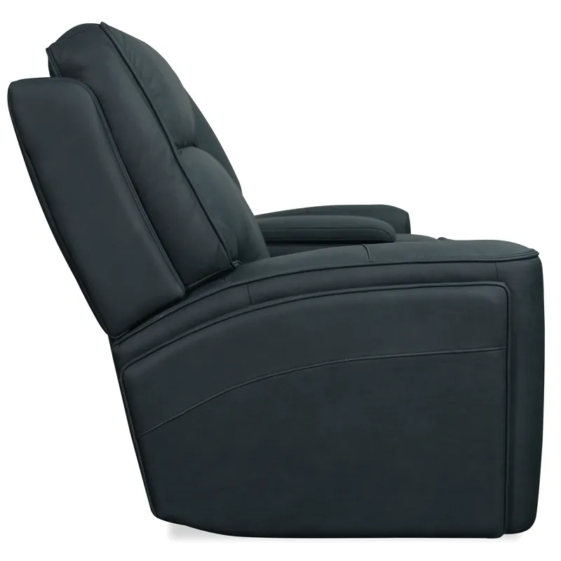 Riverton Power Gliding Console Loveseat with Power Headrest and Lumbar