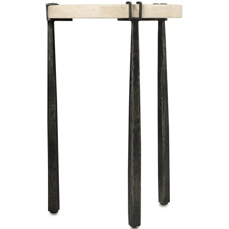 Driftwood Metal Spot Table