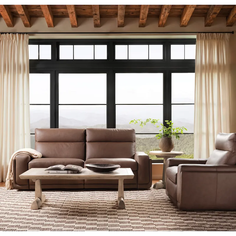 Hooker Ready-Made Upholstery Simone Zero Gravity Power Sofa with Power Headrest and Bluetooth Speaker