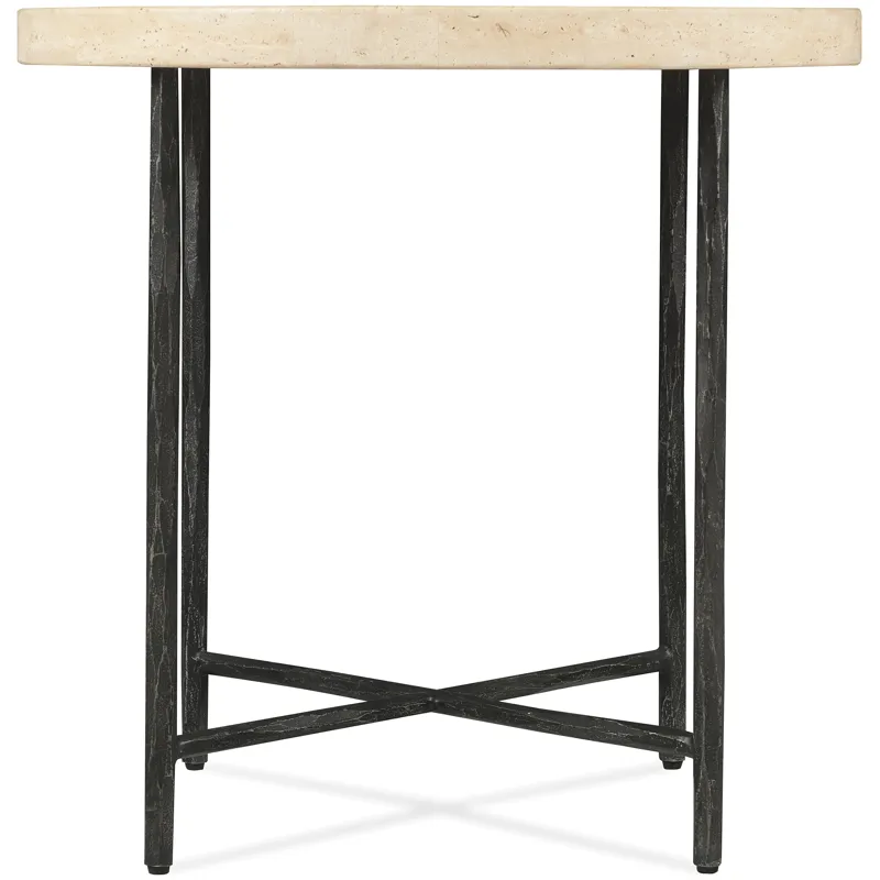 Driftwood Round Side Table