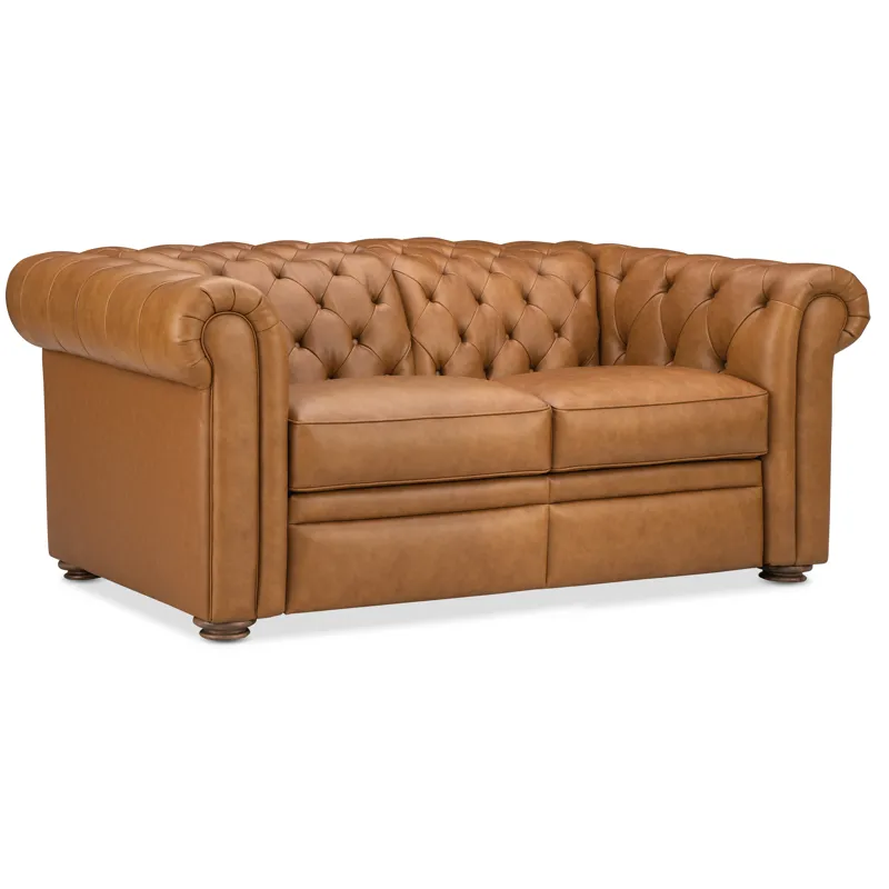 Hooker Ready-Made Upholstery Glover Power Reclining Loveseat with Power Headrest