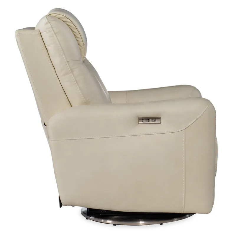 RC Steffen Swivel Power Recliner with Power Headrest