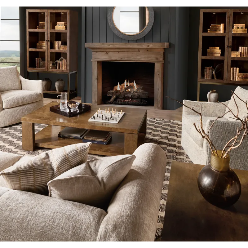 Melange Mulholland Rectangle Cocktail Table